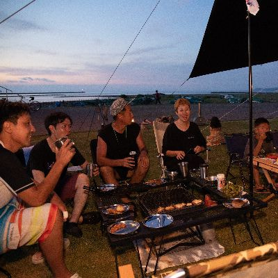 夜のキャンプ